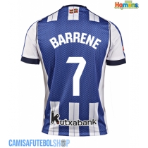 Camisa de time de futebol Real Sociedad Ander Barrenetxea #7 Replicas 1º Equipamento 2025-26 Manga Curta